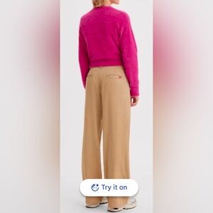 Levi’s Baggy Trousers Flare Legs High Rise 100% Cotton in Tan Size 27